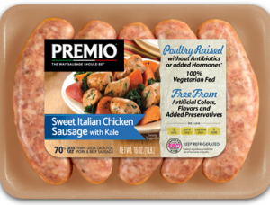 Premio Antibiotic Free Sweet Italian Sausage with Kale