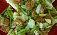 Italian Green Bean Potato Delight with Sausage