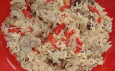 Risotto with Sausage and Red Pepper