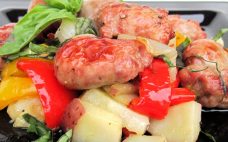 Sausage with Peppers, Potatoes and Onions