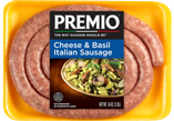 Premio Cheese and Basil Italian Sausage