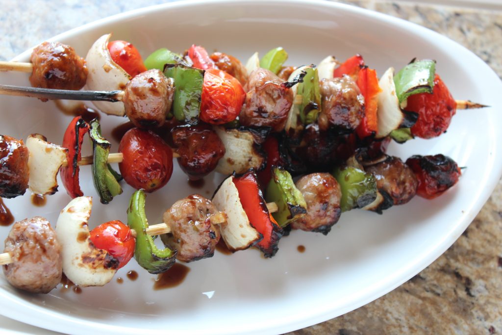 balsamic glazed kebabs