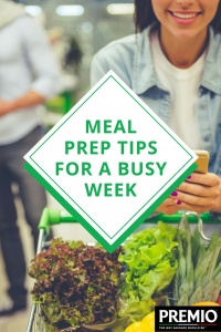 meal prep tips for a busy week