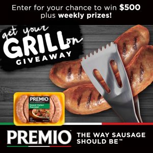 Premio Grill On Giveaway