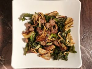 Sausage and Broccoli Rabe Sheet Pan Dinner