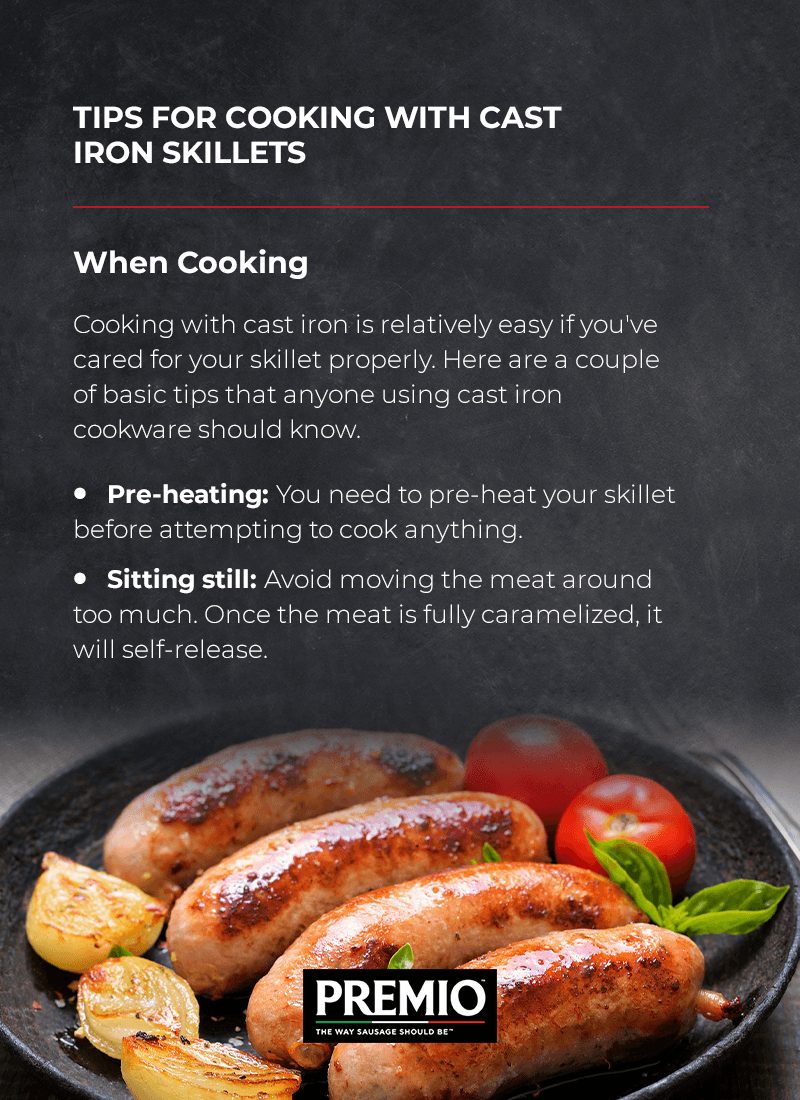 Tips for Cooking With a Cast Iron Skillet