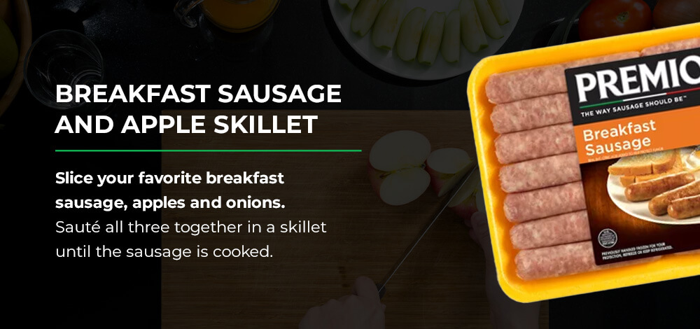 Breakfast Sausage and Apple Skillet