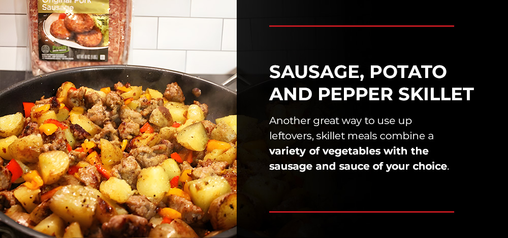 Sausage, Potato and Pepper Skillet