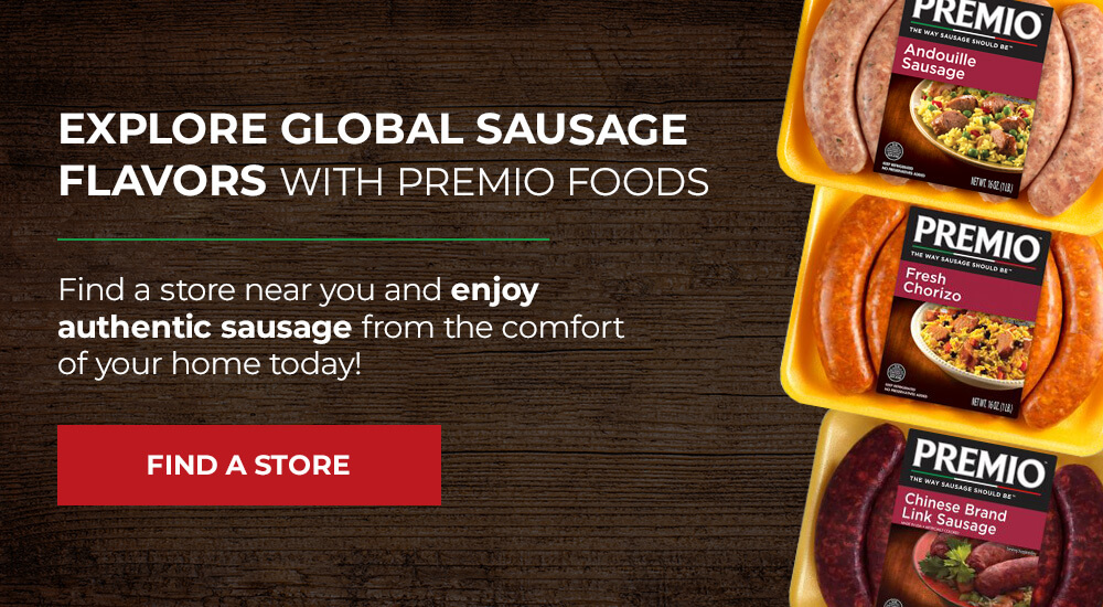 Explore global sausage flavors with Premio Sausage