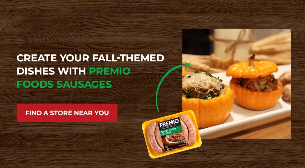 Create Your Fall-Themed Dishes With Premio Foods Sausages 