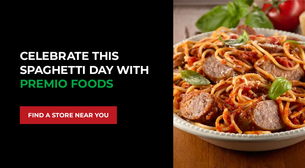 Celebrate spaghetti day with Premio Foods